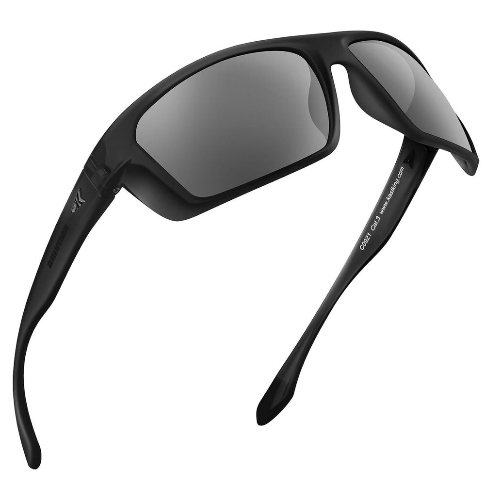 Polarized Sport Sunglasses Wrap Design for Men Women